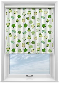 Wee Blue Bell Little Frogs, Pond - Twist&Fit Roller Blind